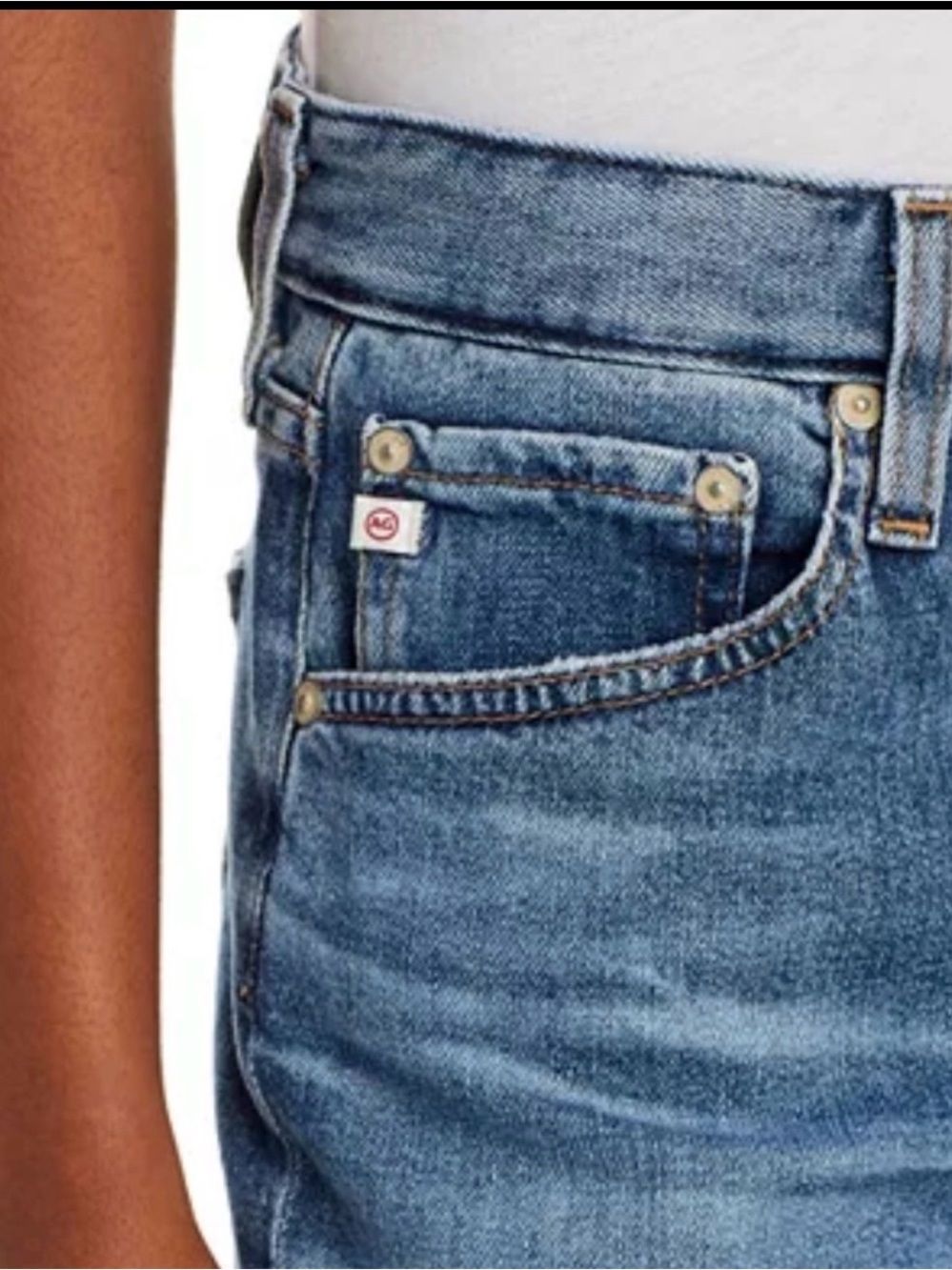 NWT Ag Adriano Goldschmied Jeans Ex-Boyfriend Slouchy Slim Jeans Size 28 - Picture 3 of 6
